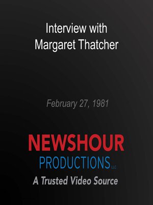 cover image of Interview with Margaret Thatcher